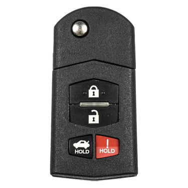 For Mazda 3 5 6 MX-5 RX8 662F-SKE12501 4 Button Remote Car Key Fob Shell Case